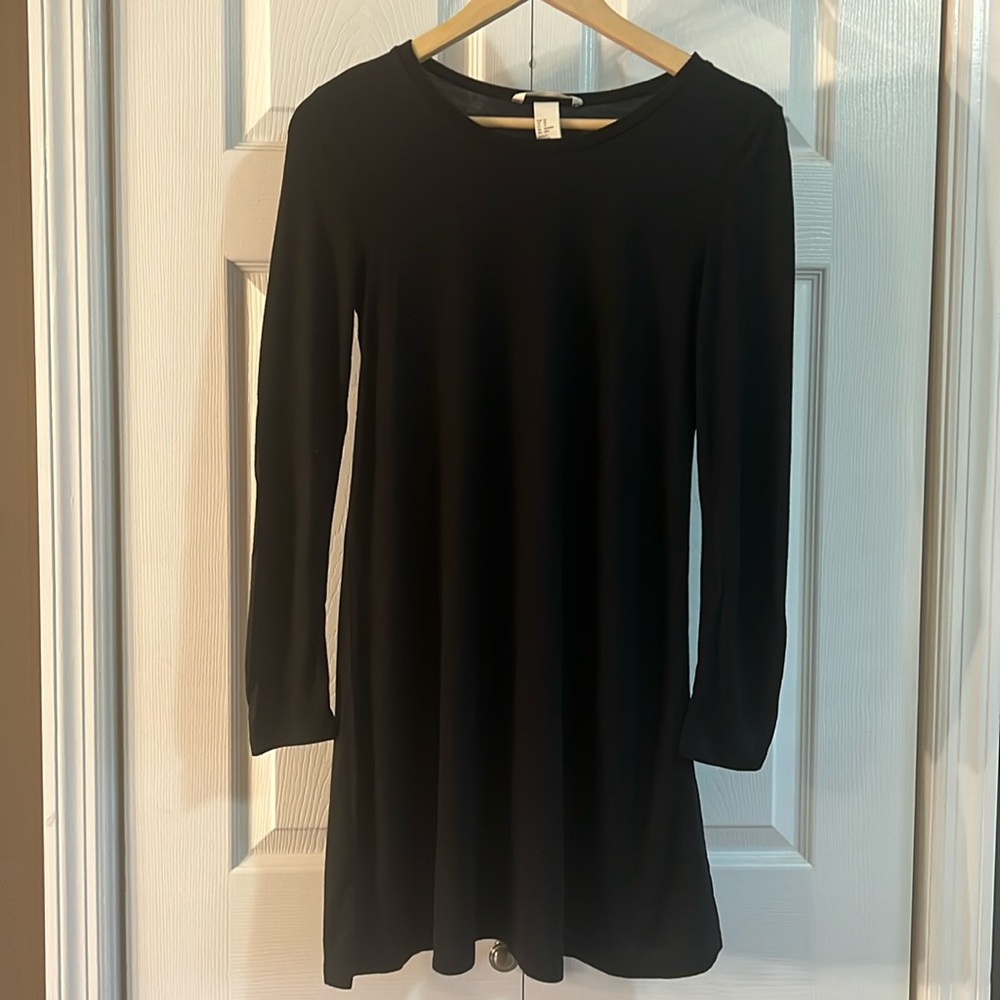 H&M Basic Long Sleeve T-shirt Swing Dress
